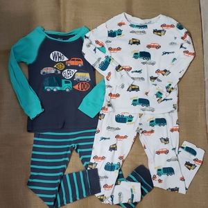 Toddler Boy 5T Carter's Pajama 4 piece set